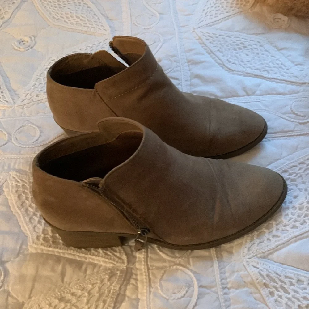Tan Booties - Picture 2 of 2